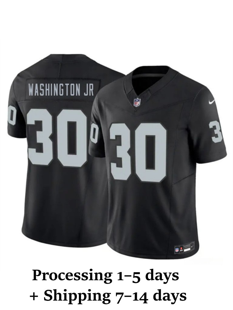 Mens Or Youths Select Mike Washington Jr Black Vapor Stitched Jersey